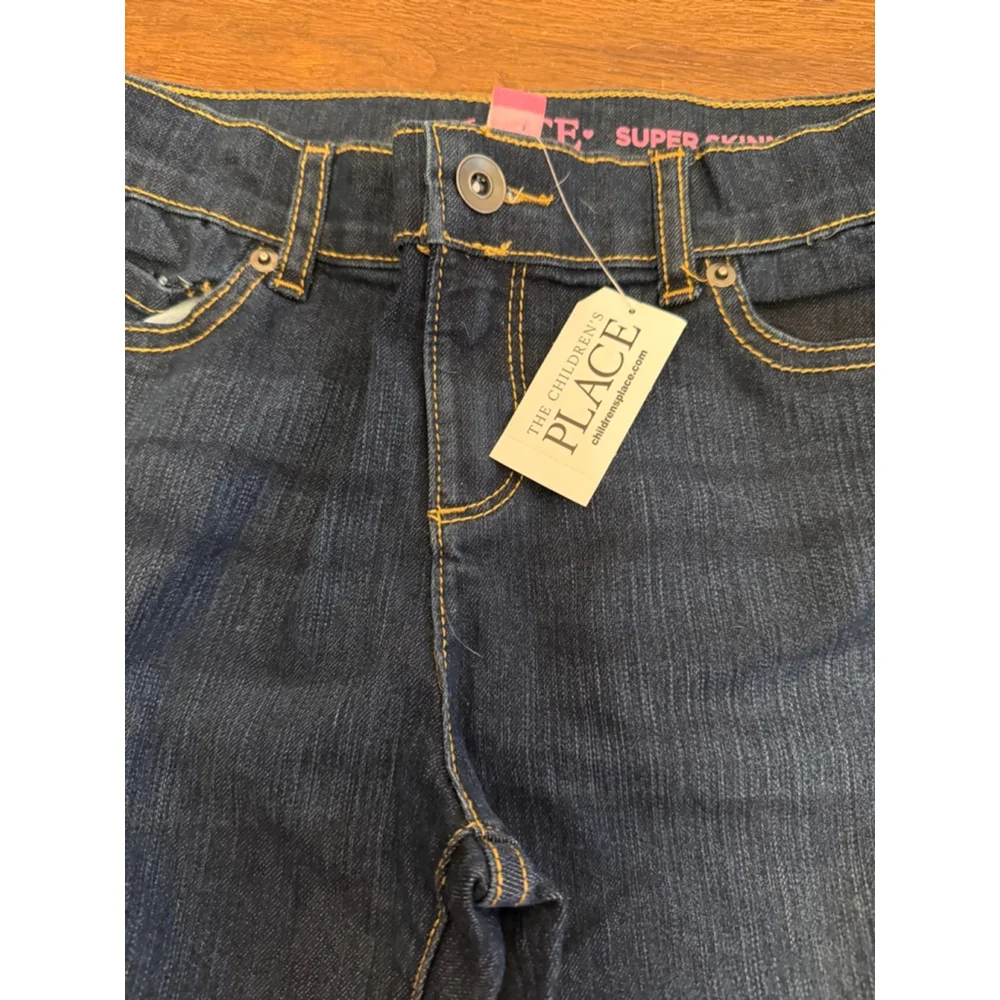 The Children’s Place Girls Jeans Bundle Size 8 Plus Skinny & Super Skinny 2 Pair